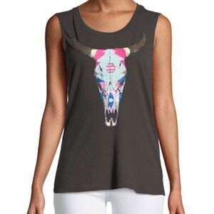 Chaser Aztek Skull Tank Sz XS